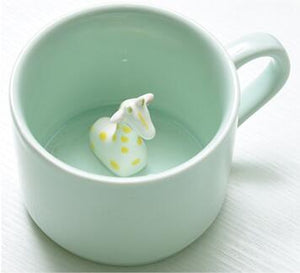 3D Milk Cup With Animals