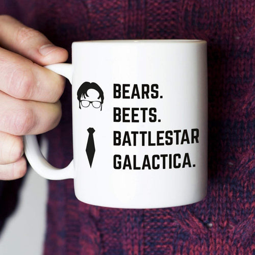 Bears Beets Battlestar Galactica Dwight Mug